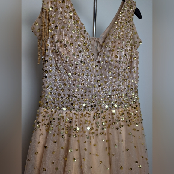 Sequin Embellished Evening Gown - Picture 13 of 13